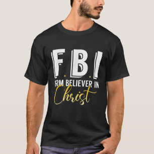T-shirt FBI De Croyance En Christ Catholique Protestant Pa