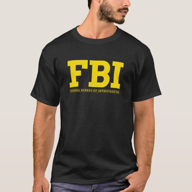 T-SHIRT FBI  FEDERAL BUREAU OF INVESTIGATION (Devant)