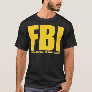 T-shirt FBI, Federal Bureau of Investigation Sueur classiq