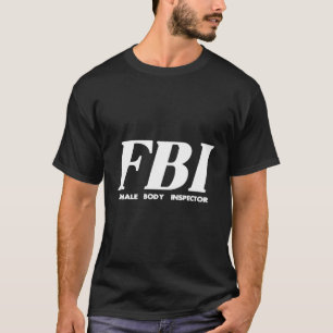 T-shirt Fbi Inspecteur Corps Femme Pun Tilting