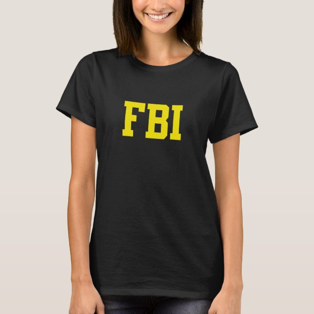 T-shirt FBI Inspecteur du corps des femmes - Réception (Devant)