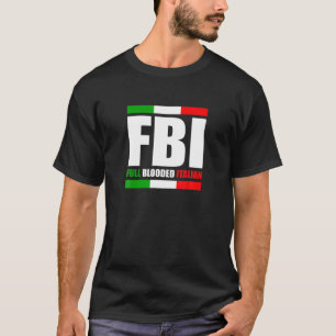 T-shirt FBI Italie complète sanglée Italie Fierté du pa