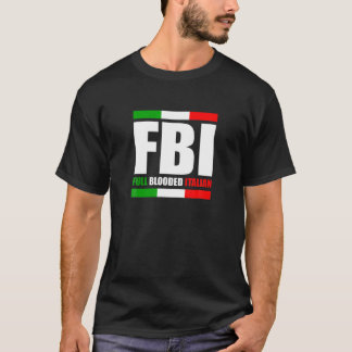 T-shirt FBI Italie complète sanglée Italie Fierté du patri