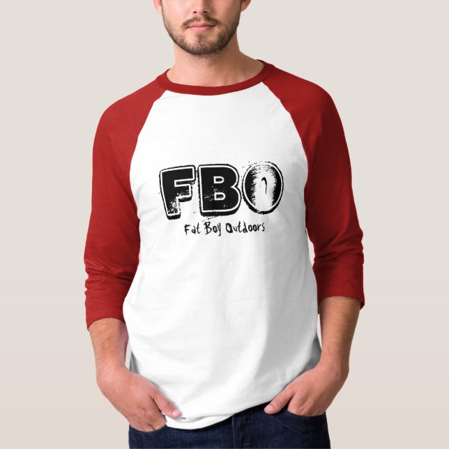 T-shirt FBO, gros garçon dehors (Devant)