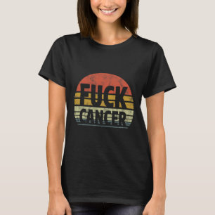 T-shirt Fck Cancer Cancer du sein Sensibilisation au cance