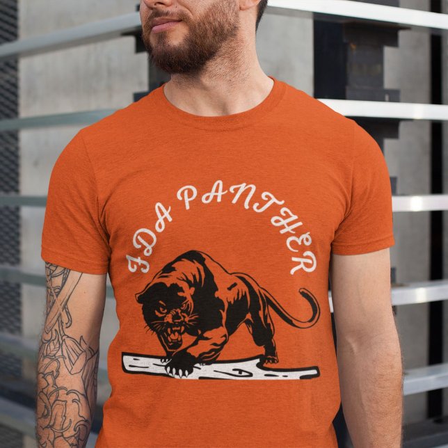 T-shirt FDA Black Panther Femmes Hommes Orange (Créateur téléchargé)