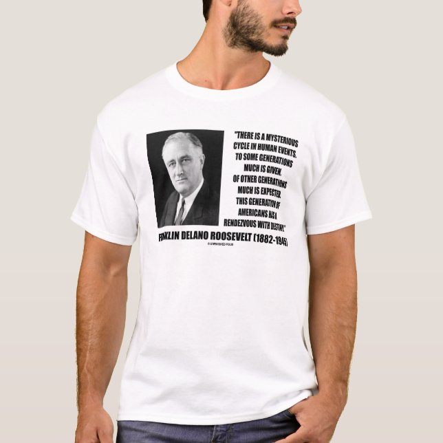 T-shirt FDR Mysterious Cycle Événements Rendezvous Destiny (Devant)