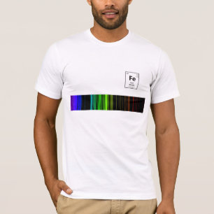 T-shirt Fe de spectre d'émission