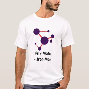 T-shirt Fe + Homme Égal Iron Homme Violet