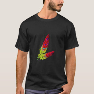 T-shirt Fé rouge indiantrial amérindienne du sud-ouest