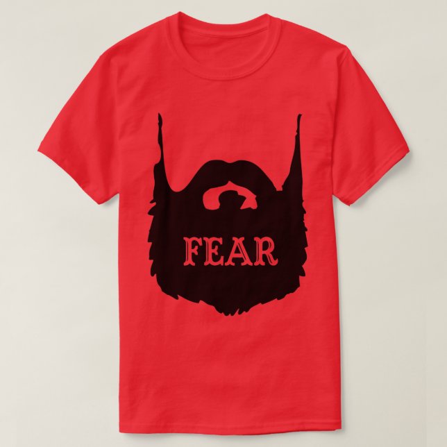T-shirt Fear Shirt by Fear The Beard 2 (Design devant)