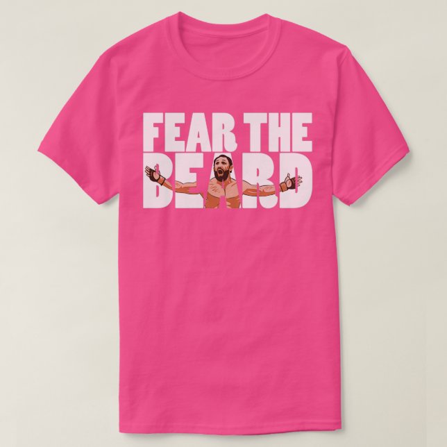 T-shirt Fear The Beard Johny Hendricks 1 (Design devant)