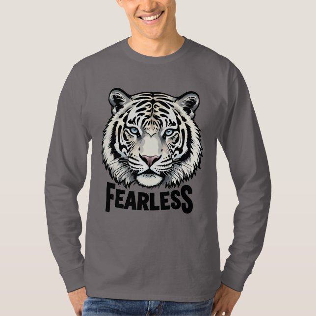 T-shirt Fearless_d.no.2- par Maaya_P, Men Long Sleeve SGre (Devant)
