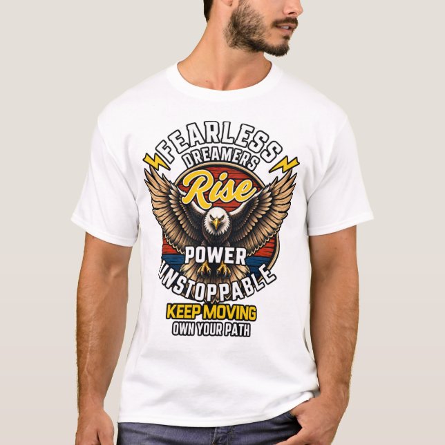 T-shirt Fearless Dreamers Eagle (Devant)