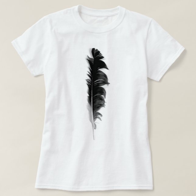 T-shirt Feather ruffled (Design devant)
