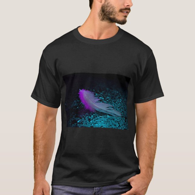 T-shirt Feather Touch: Wet Nature Art Tee (Devant)