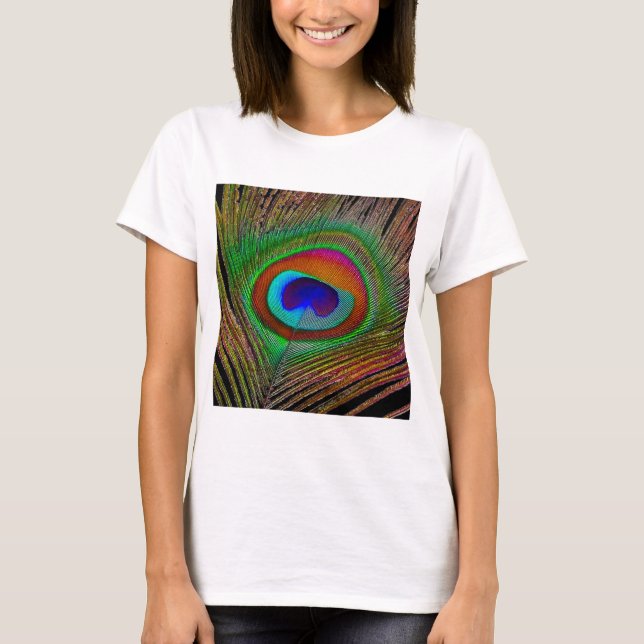 T-shirt Feather Vibrant Copper (Devant)