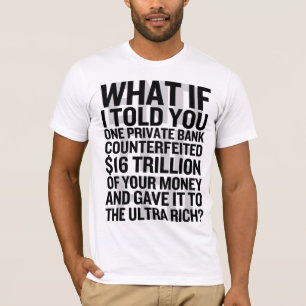 T-shirt Federal Reserve auditent la chemise