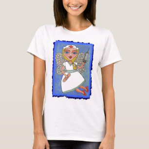 T-shirt Fée blonde d'infirmière - t-shrt de RN LPN de