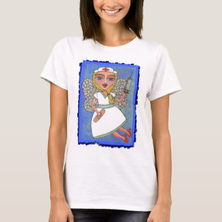 T-shirt Fée blonde d'infirmière - t-shrt de RN LPN de