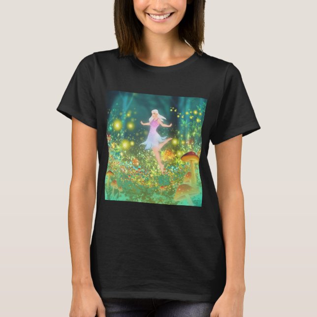 T-shirt Fée dans un champ (Devant)