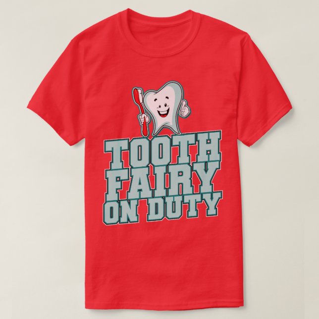 T-shirt Fée de dents en service (Design devant)