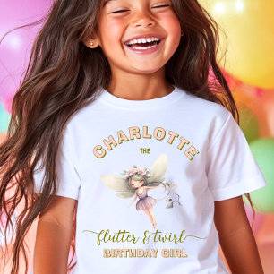 T-shirt Fée de fantaisie première fleur sauvage 