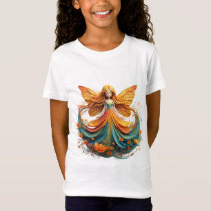 T-Shirt Fée de fantasy enchanteresse avec des ailes coloré