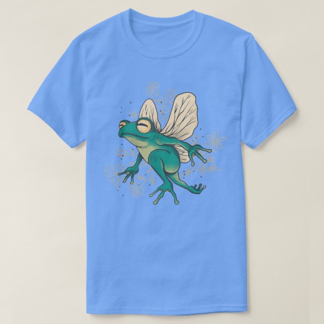 T-shirt Fée de grenouille avec ailes (Design devant)