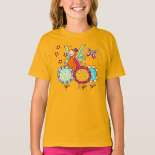T-shirt Fée de jardin avec des fleurs