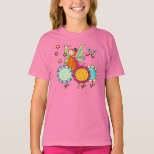 T-shirt Fée de jardin avec des fleurs