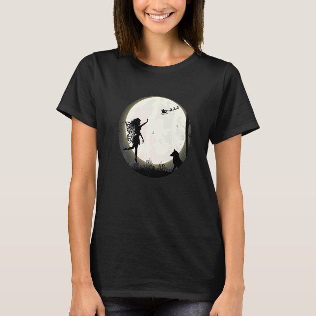 T-shirt Fée de jardin pour Noël (Devant)