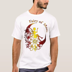 T-shirt Fée de la chemise des hommes de lune