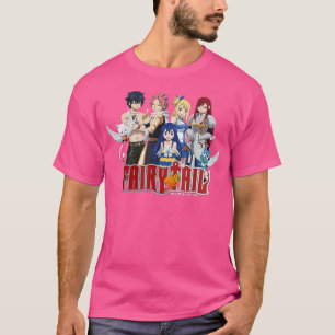 T-shirt Fée de l'Anime-Kawaii Otaku-tail-Japonais-Natsu-Wa