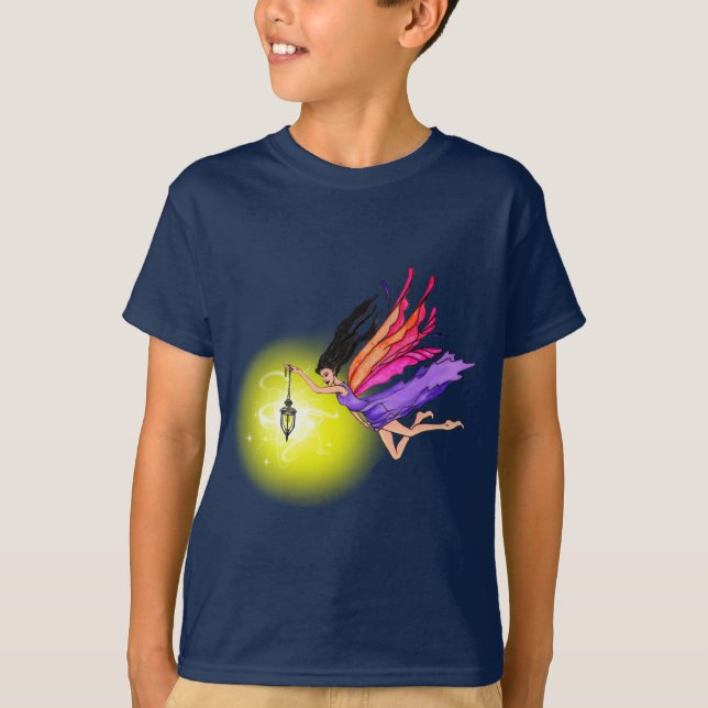 T-shirt Fée de lanterne brillante (Devant)