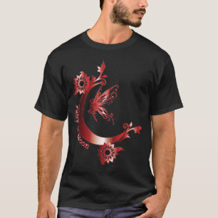 T-shirt Fée de lune Chemise noire