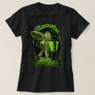 T-shirt Fée de Verte d'honoraires de La d'absinthe avec l