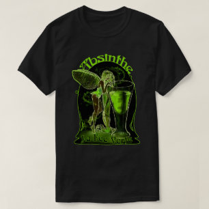 T-shirt Fée de Verte d'honoraires de La d'absinthe avec le