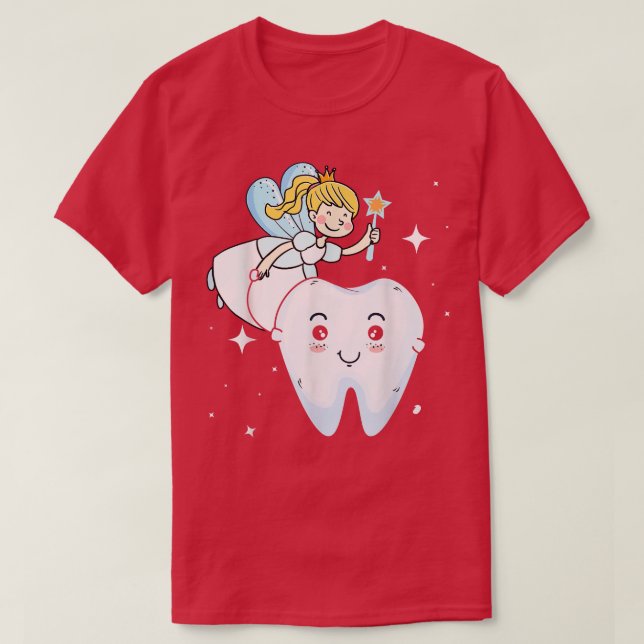 T-shirt Fée Dents Conception Pour Enfants Ou Fairy Tail Et (Design devant)