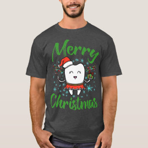 T-shirt Fée des dents Design de Noël pour dentiste Dentist