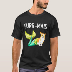 T-shirt Fée des poils Corgi Sirène Corgi