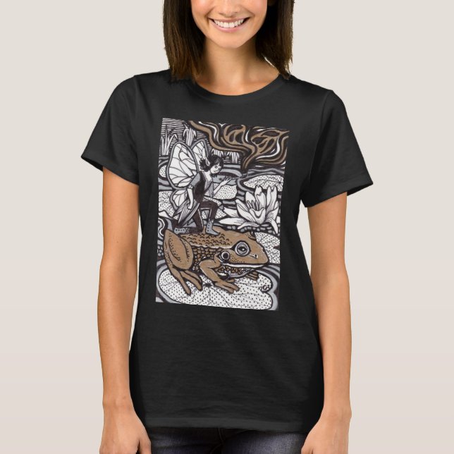 T-shirt Fée et grenouille (Devant)
