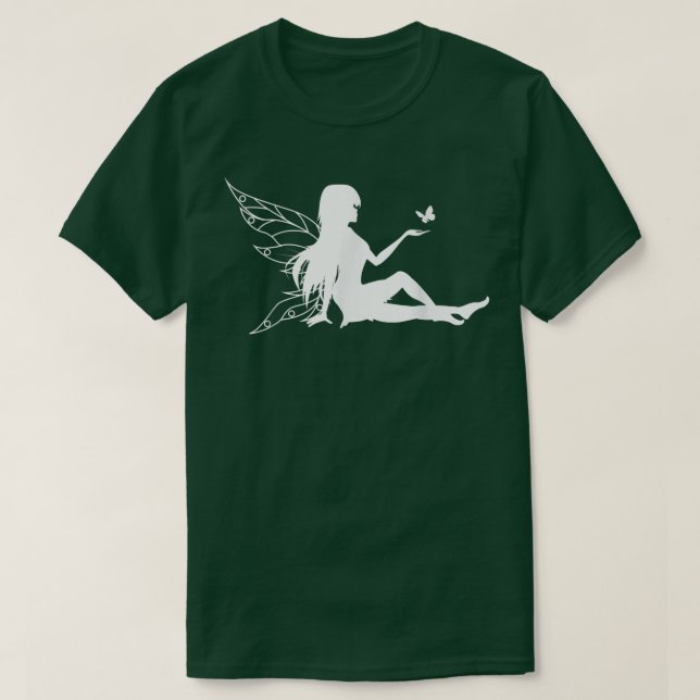 T-shirt Fée et papillon (Design devant)