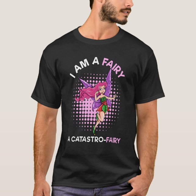 T-shirt Fée Fairycore Je Suis Une Fée Catastro Katastrofee (Devant)