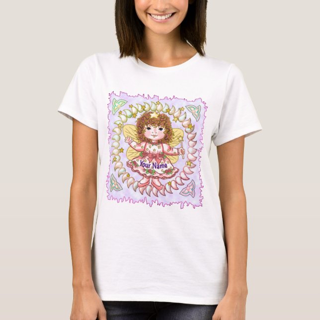 T-shirt Fée Fille Rose (Devant)