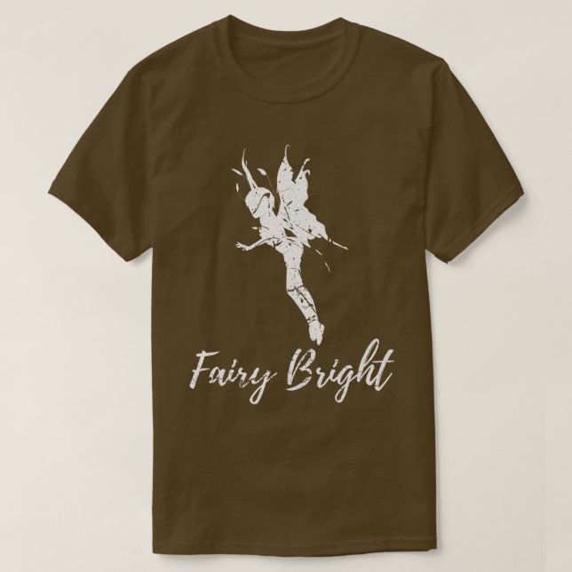 T-shirt Fée Lumineuse Fées Funny Fées Goth Esthétique Grun (Design devant)