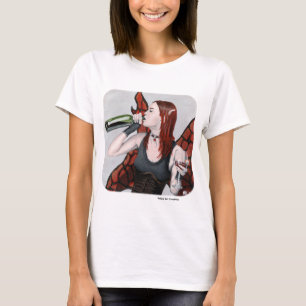 T-shirt Fée magique Boire Vin Imaginaire Art Chemise