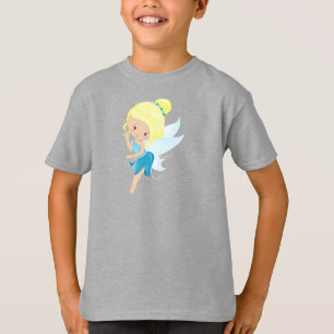 T-shirt Fée mignonne, Fée magique, Fée de forêt, Cheveux b