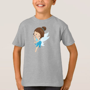T-shirt Fée mignonne, Fée magique, Fée de forêt, Cheveux B