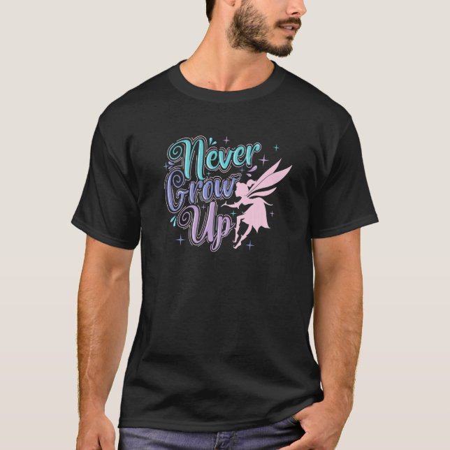 T-shirt Fée ne grandit jamais (Devant)